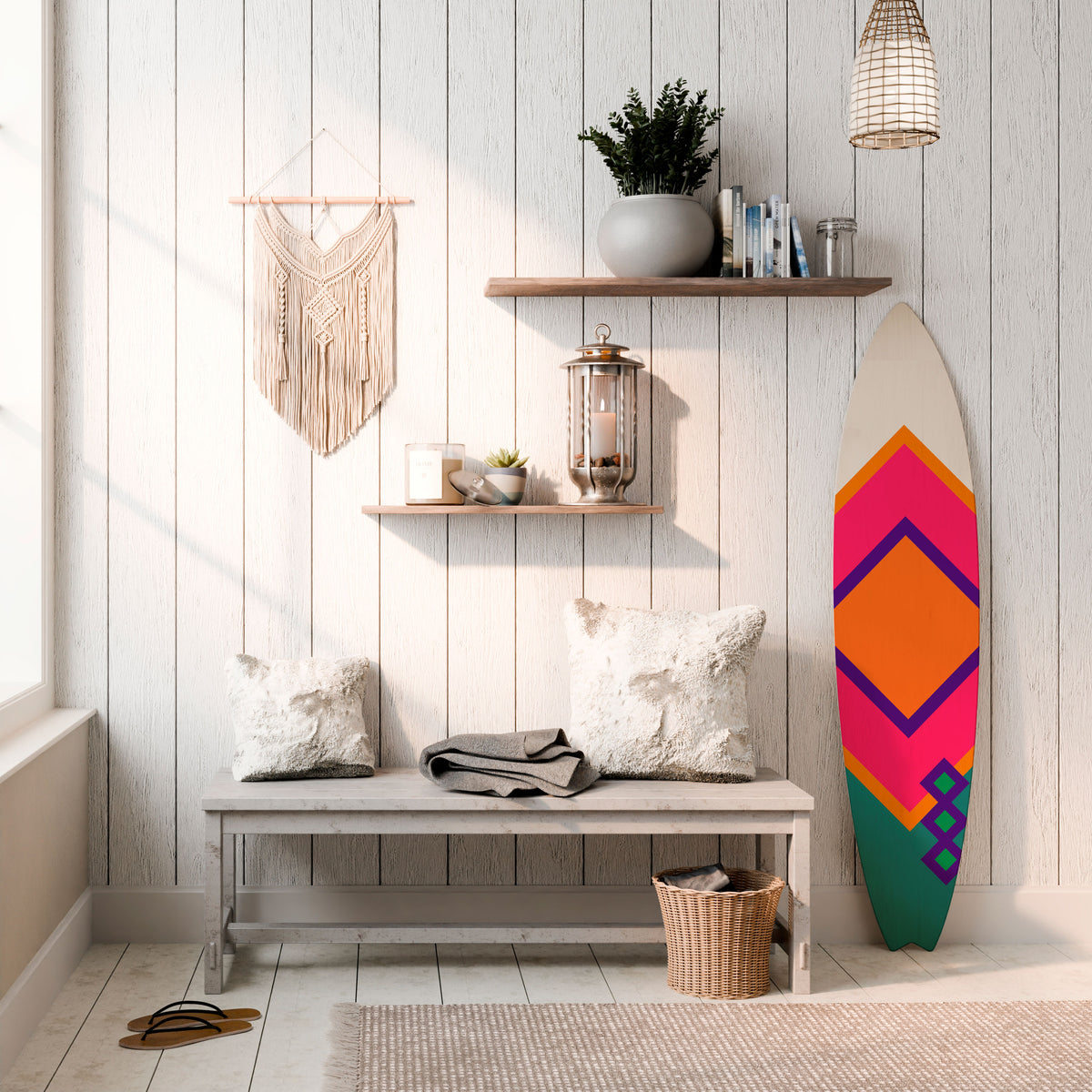 LUMINOUS BRILLIANCE Surfboard Decorative Panel