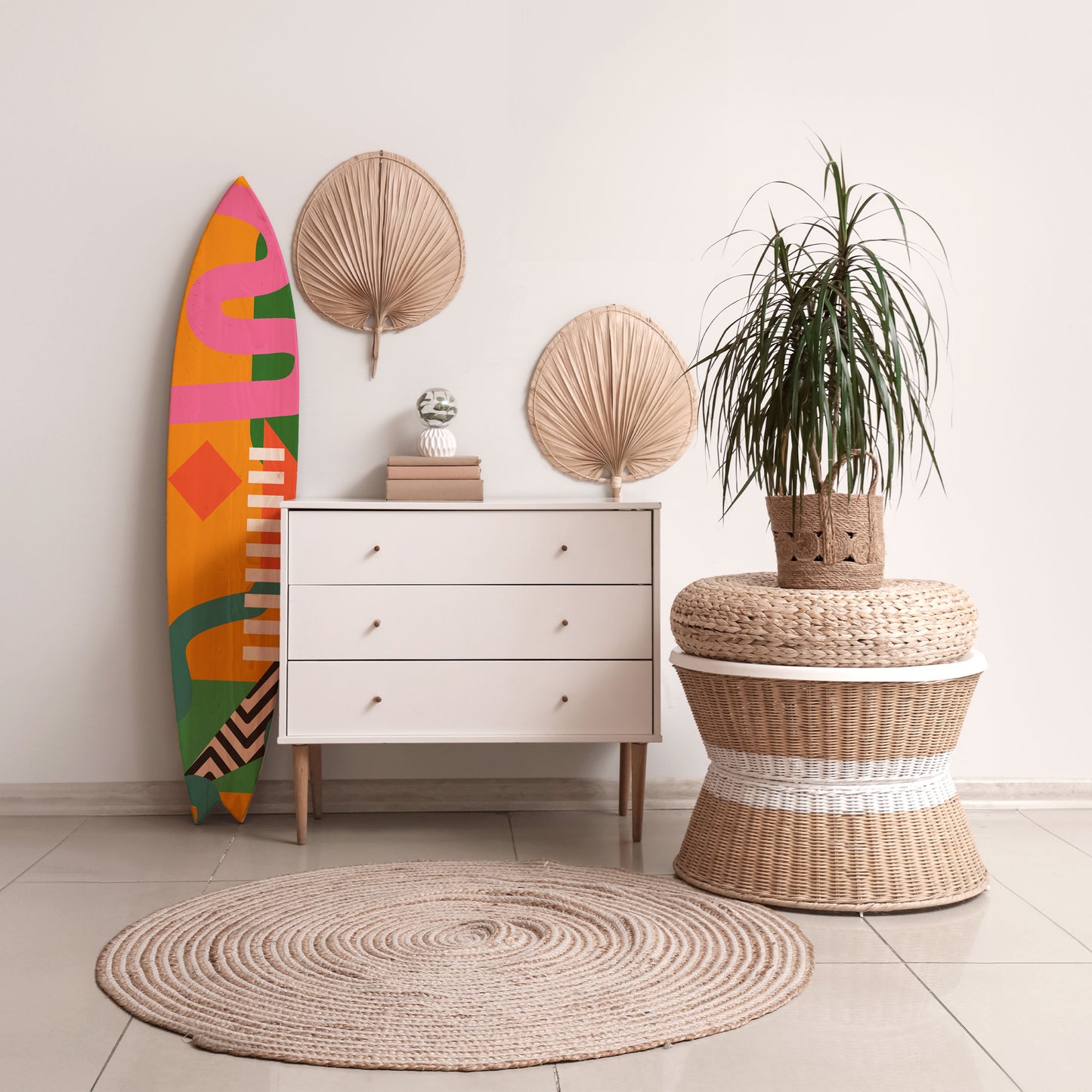 VIBRANT ENERGY Surfboard Decorative Panel