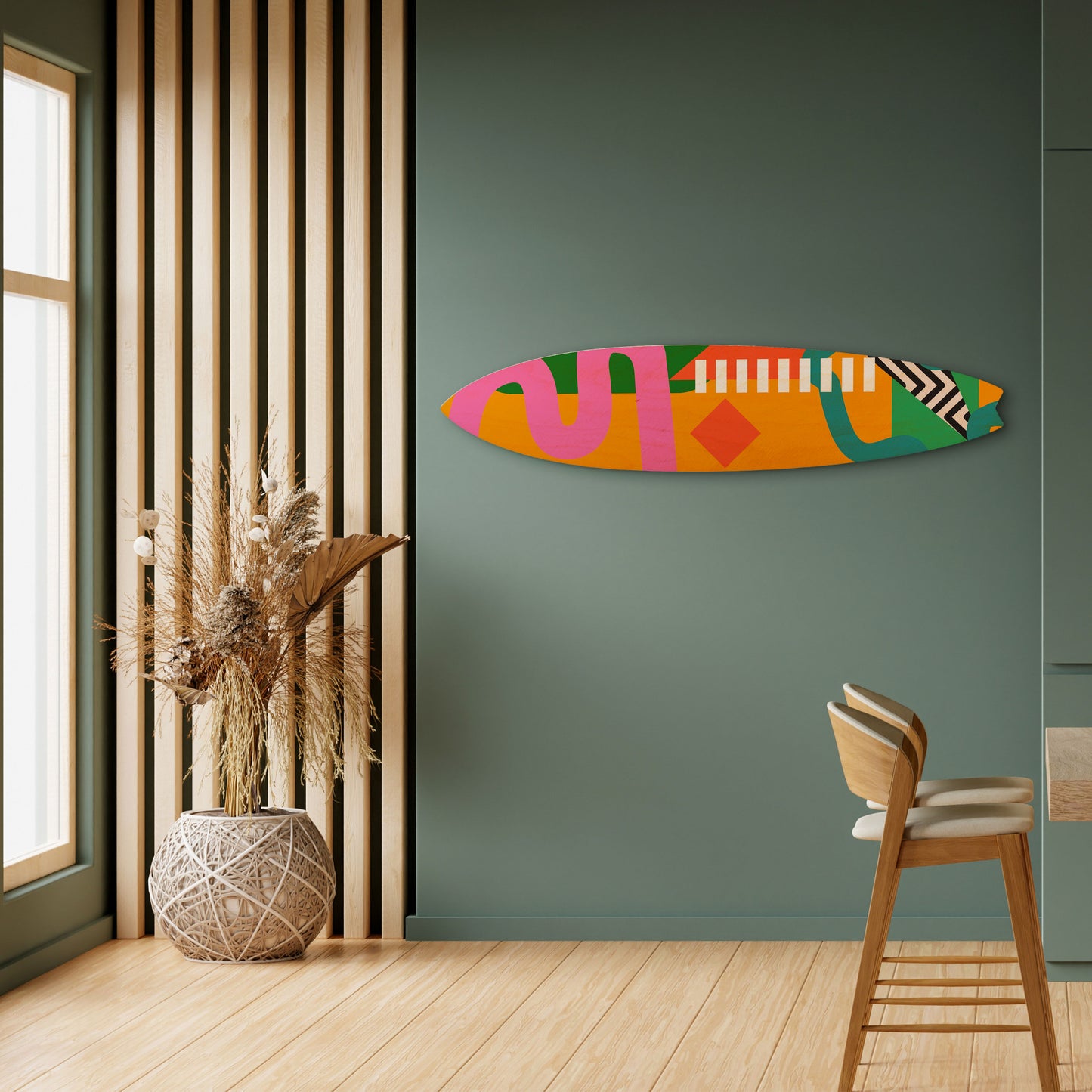 VIBRANT ENERGY Surfboard Decorative Panel