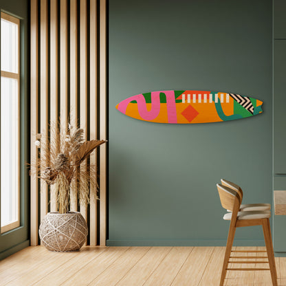 VIBRANT ENERGY Surfboard Decorative Panel