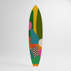 RADIANT HUES Surfboard Decorative Panel