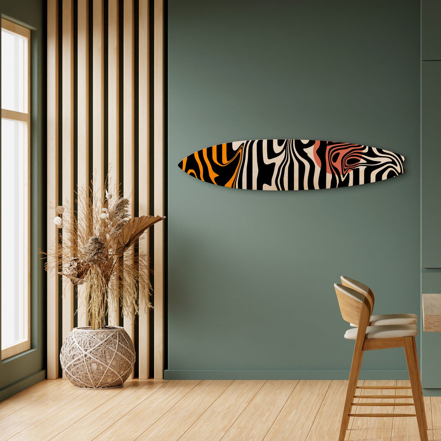 RIPPLE FLOW Surfboard Decorative Panel