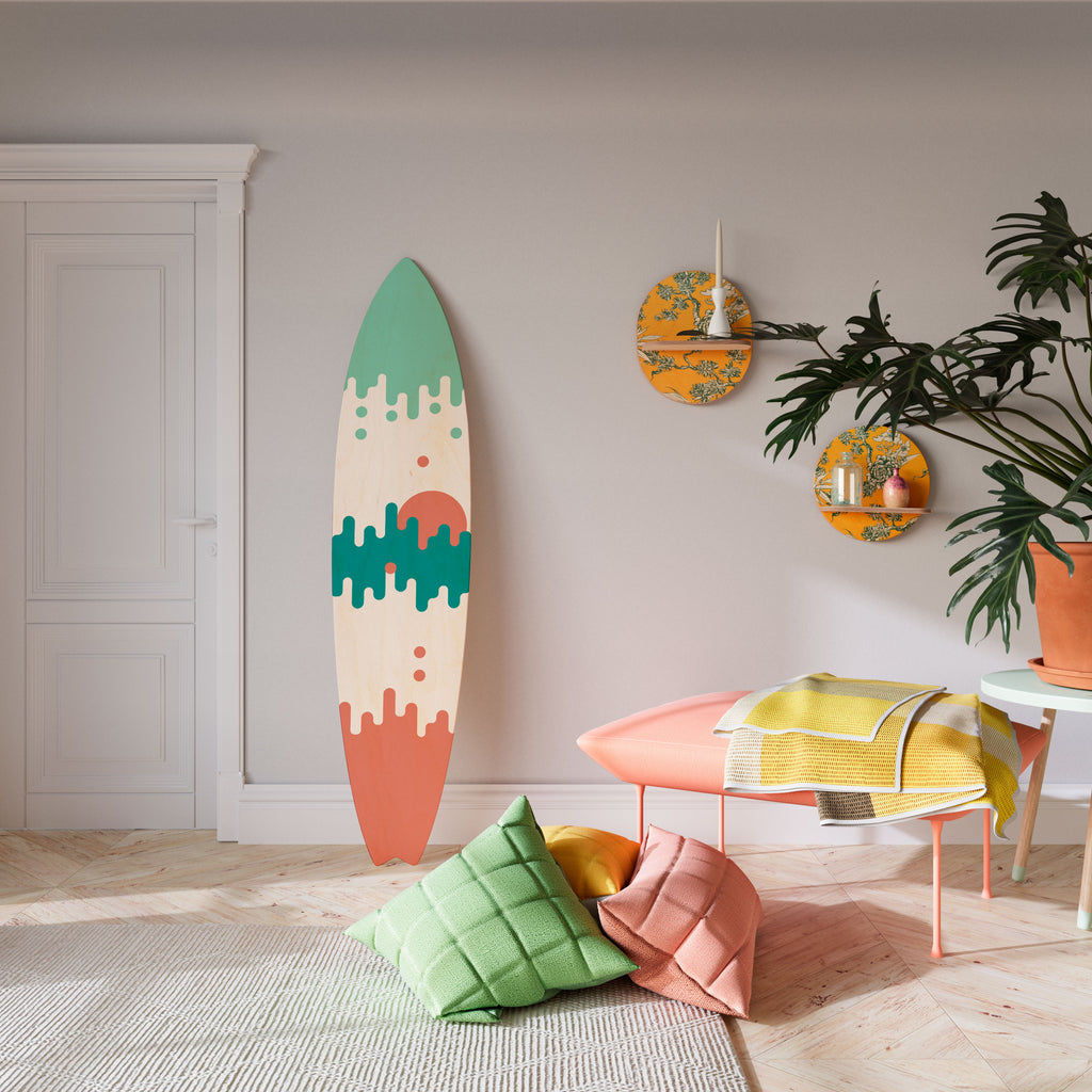 MORNING BREAK Surfboard Decorative Panel