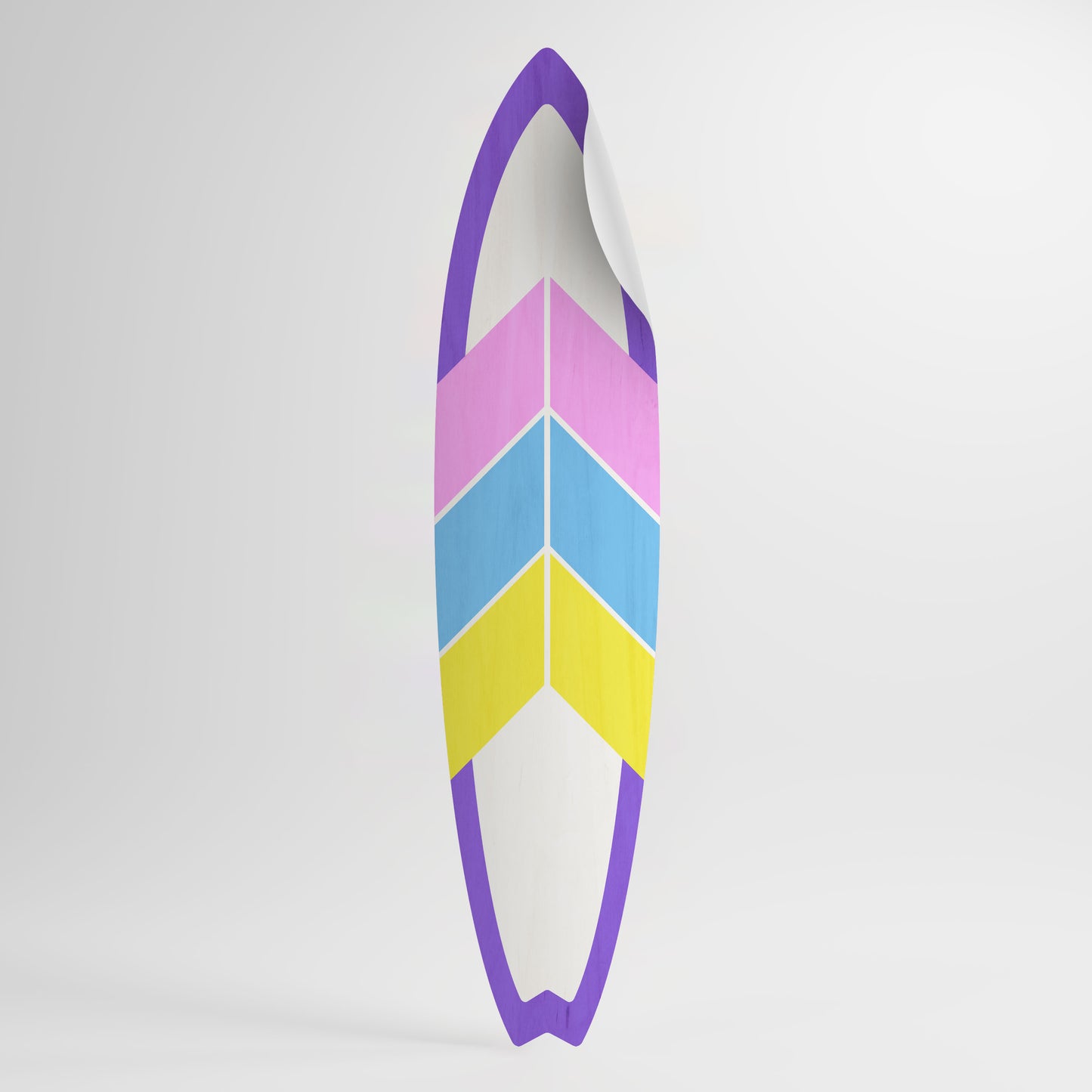 VIGOROUS SEQUENCE Peel and Stick Surfboard Sticker