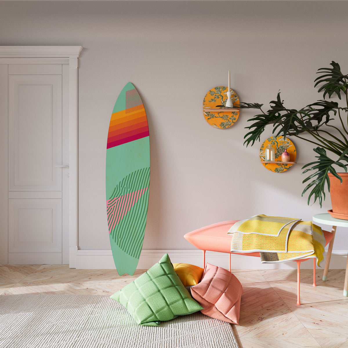 DAILY RADIANCE Surfboard Decorative Panel