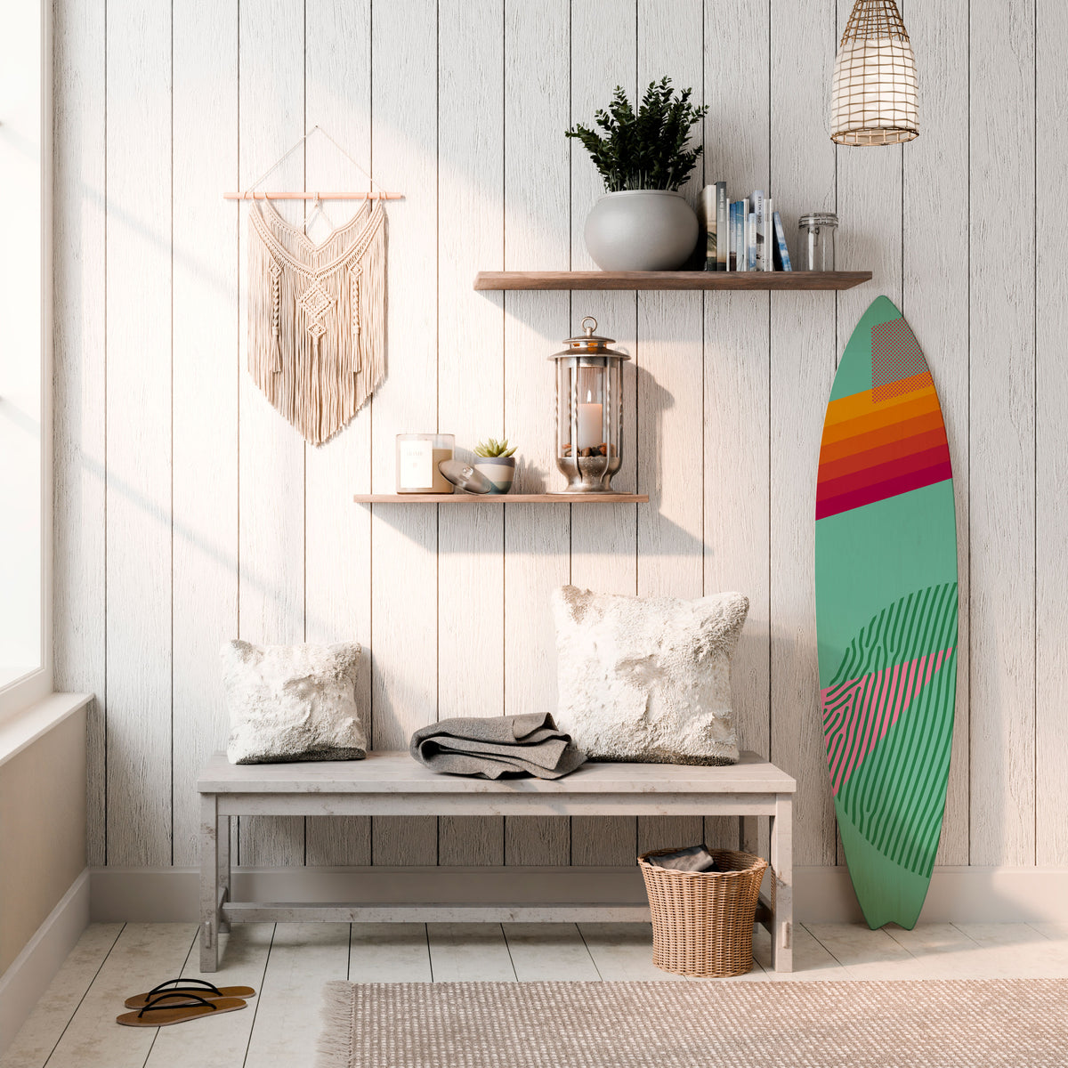 DAILY RADIANCE Surfboard Decorative Panel