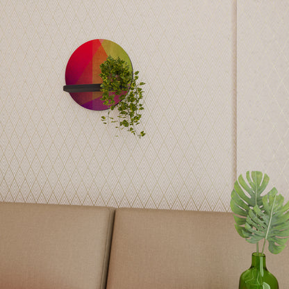 VIVID GEOMETRY Art Shelf