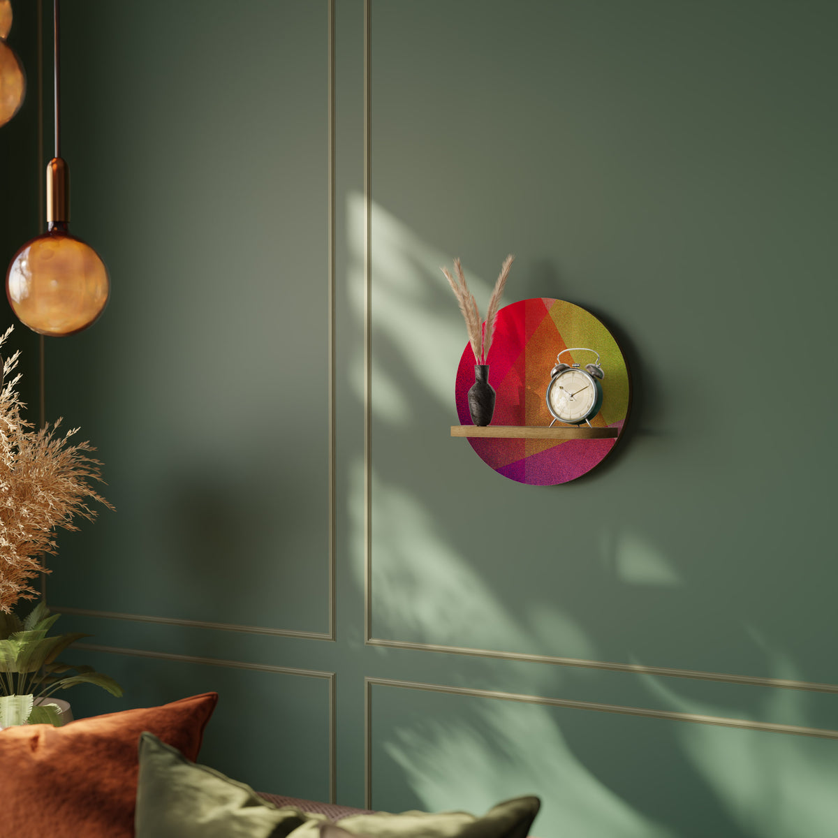 VIVID GEOMETRY Art Shelf