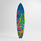 STREAMER TANGLE Surfboard Decorative Panel