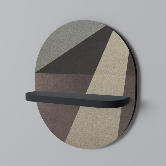 BEIGE GEOMETRY Art Shelf