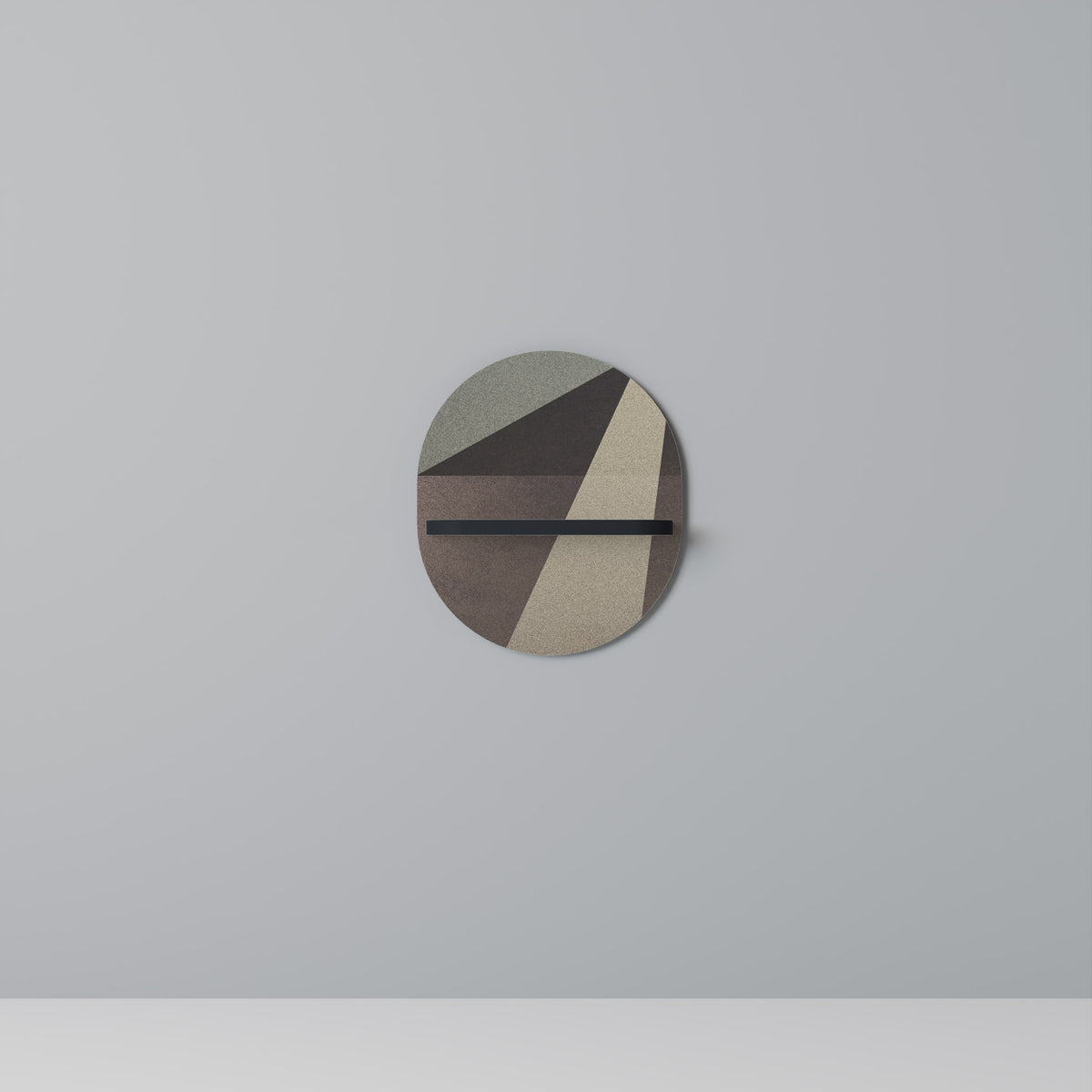 BEIGE GEOMETRY Art Shelf