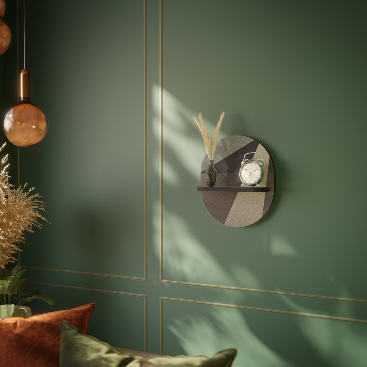 BEIGE GEOMETRY Art Shelf