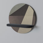 BEIGE GEOMETRY Art Shelf