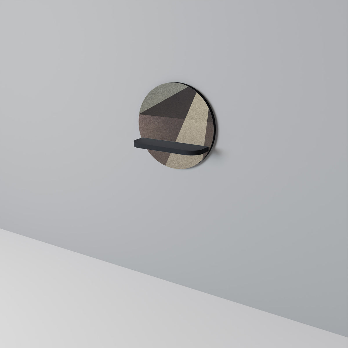 BEIGE GEOMETRY Art Shelf