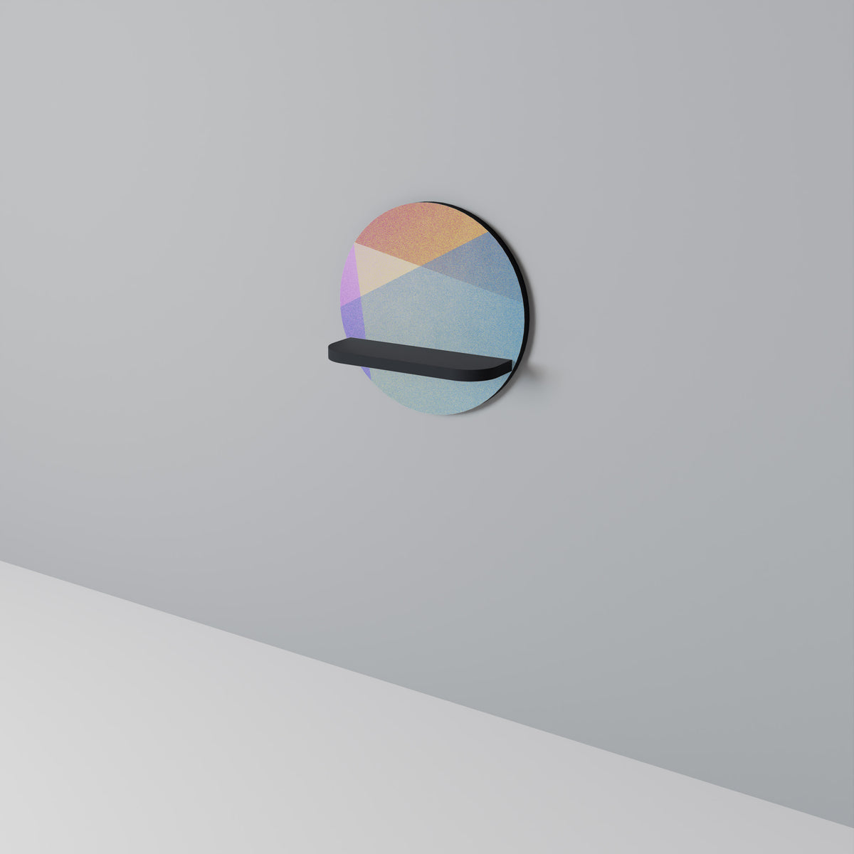 BRIGHT GEOMETRY Art Shelf