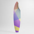 BRIGHT GEOMETRY Peel and Stick Surfboard Sticker