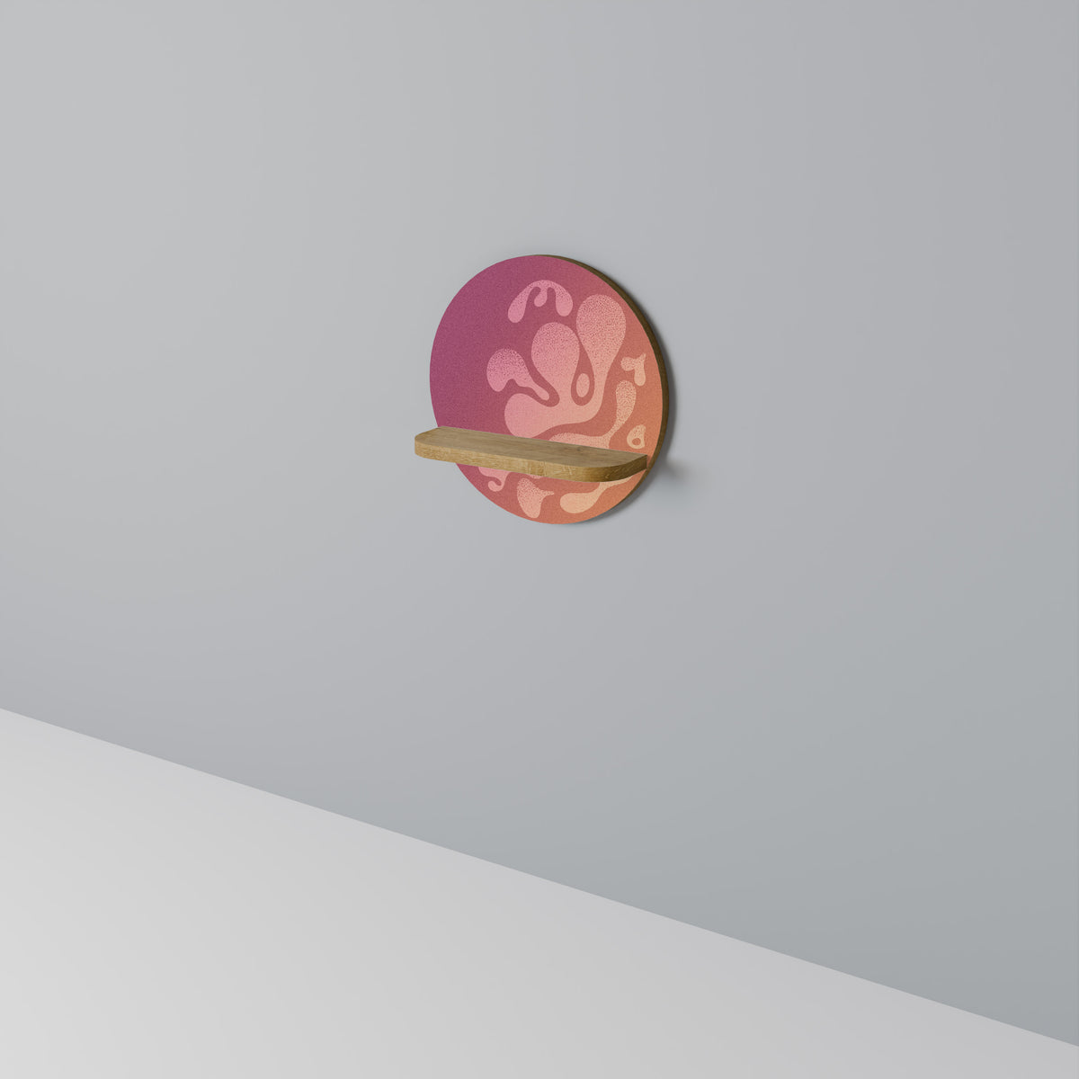 IRREGULAR PINK Art Shelf