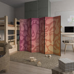 IRREGULAR PINK 6-Panel Room Divider