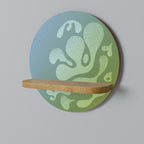 IRREGULAR BLUE Art Shelf