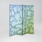 IRREGULAR BLUE 4-Panel Room Divider