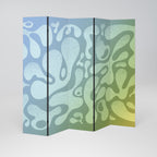 IRREGULAR BLUE 5-Panel Room Divider