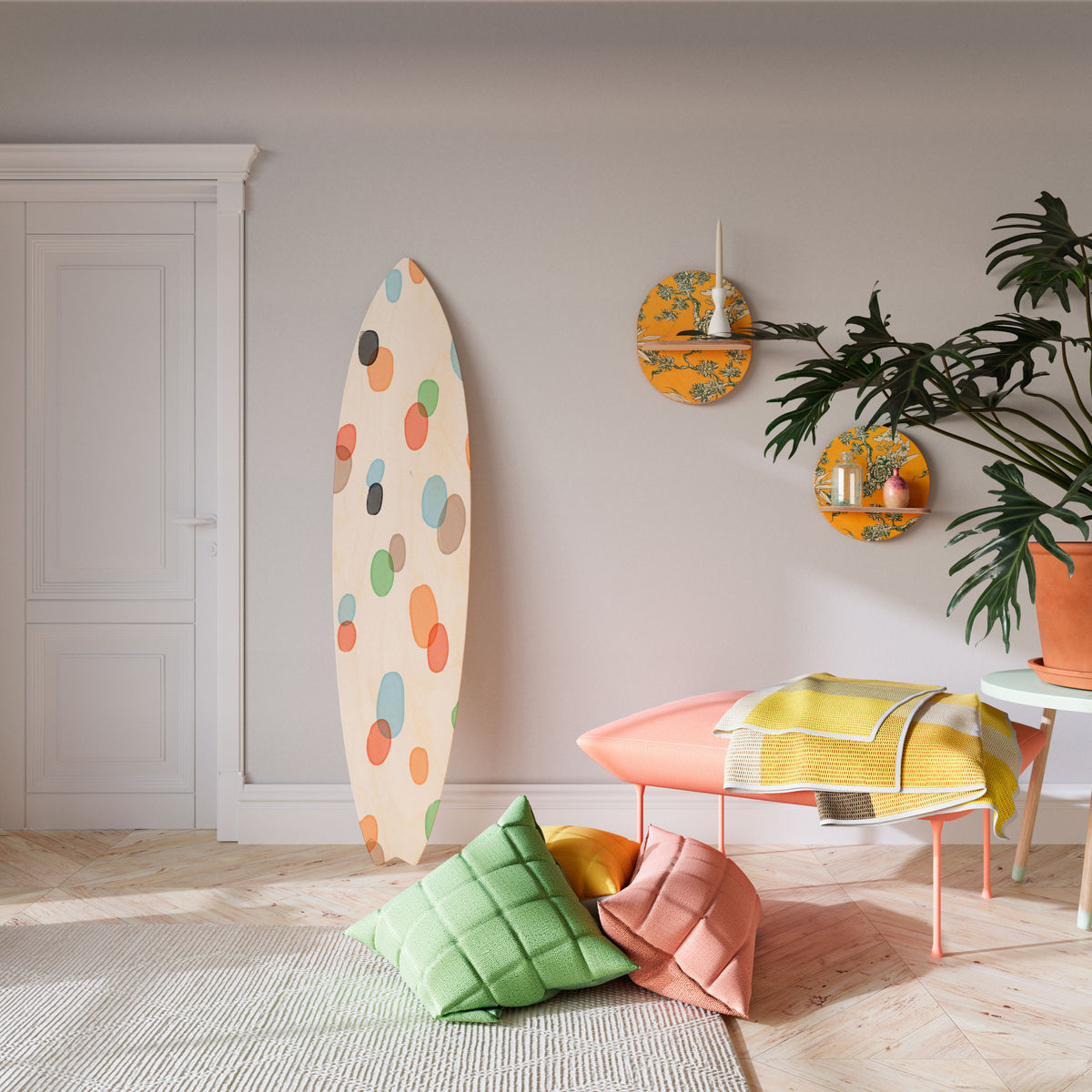 ENERGETIC SPOTS Surfboard Decorative Panel