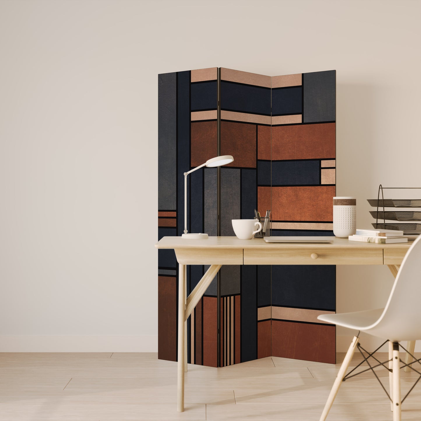 INTREPID FORMATION 3-Panel Room Divider