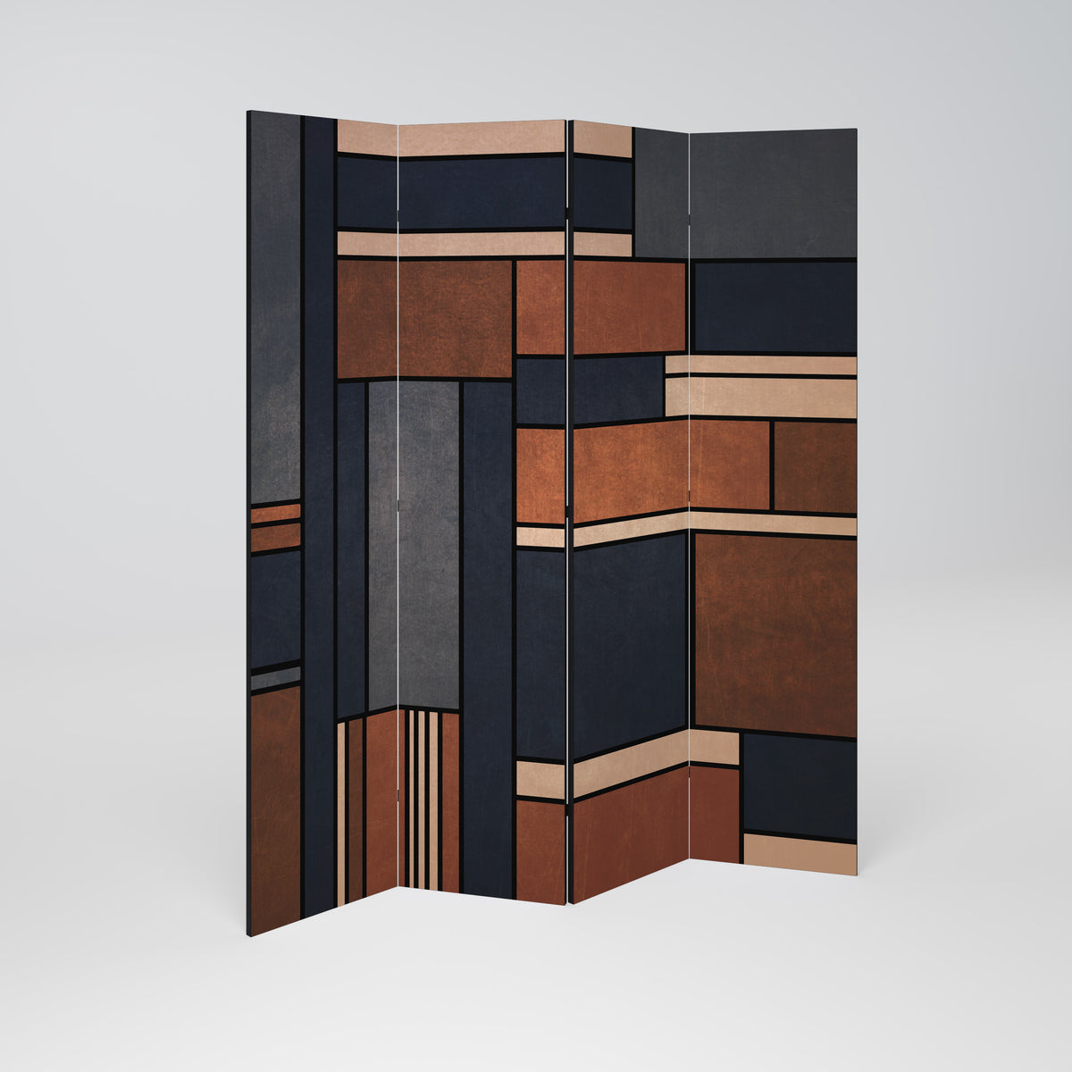 INTREPID FORMATION 4-Panel Room Divider