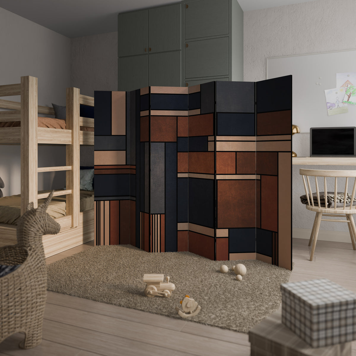 INTREPID FORMATION 6-Panel Room Divider