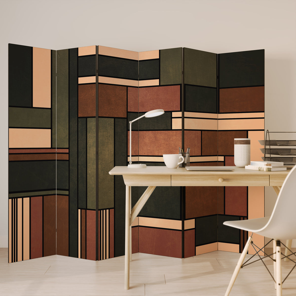 FIGURES OF NATURE 6-Panel Room Divider