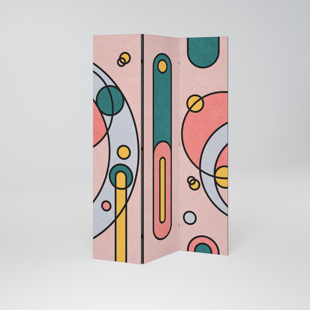GOSSAMER ECHOES Decorative 3-Panel Room Divider