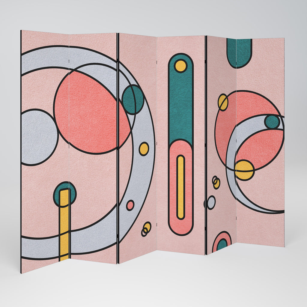 GOSSAMER ECHOES Decorative 6-Panel Room Divider