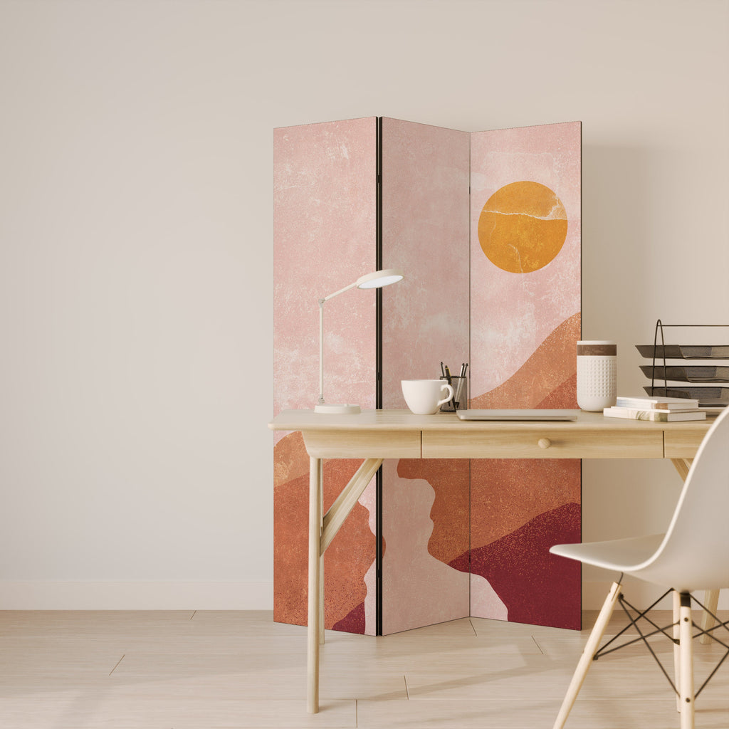 LUMINOUS SUNLIGHT Decorative 3-Panel Room Divider