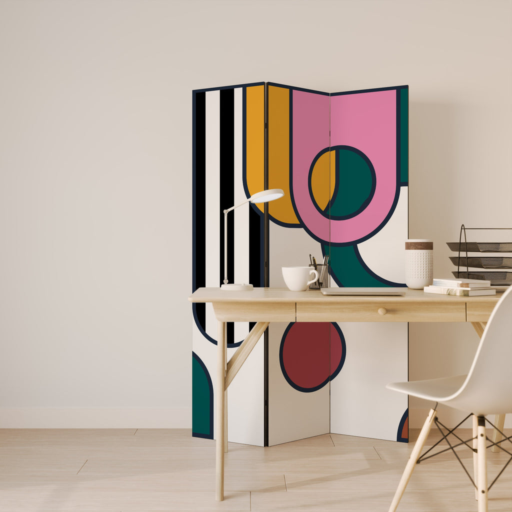 COOL STORY Decorative 3-Panel Room Divider