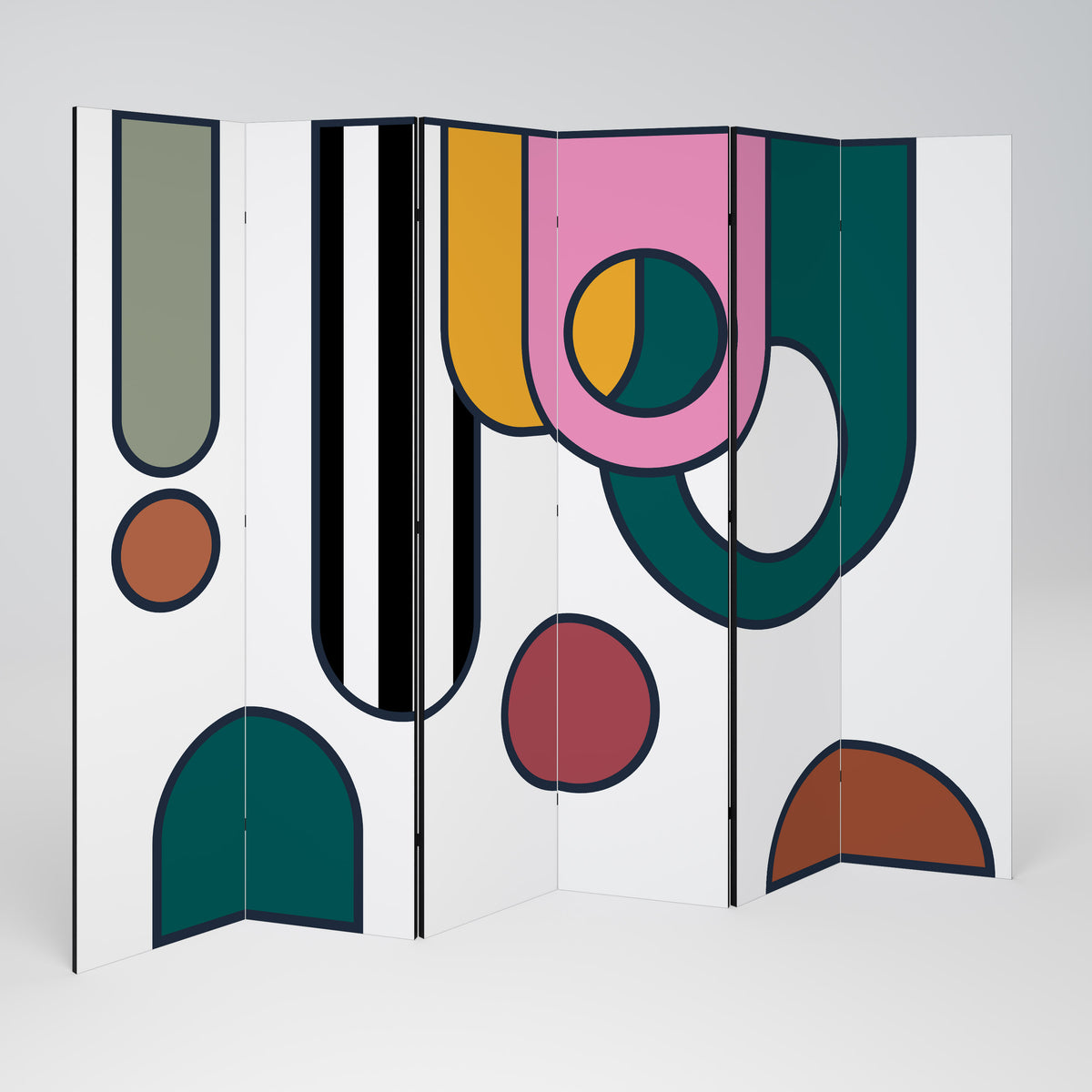 COOL STORY 6-Panel Room Divider