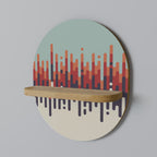 CHROMA CONTOURS Art Shelf