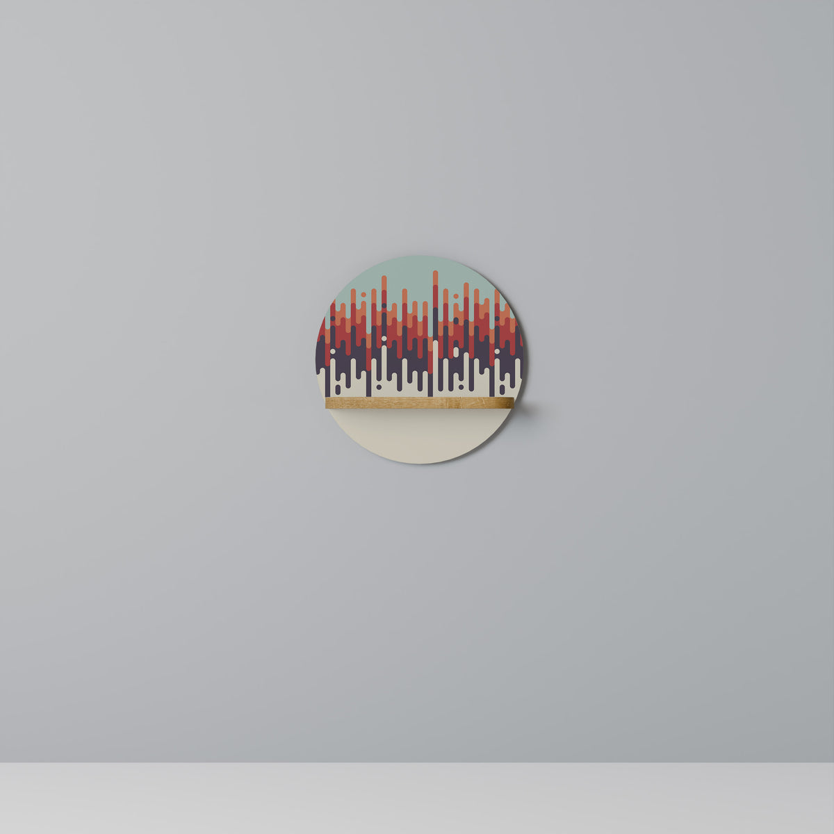 CHROMA CONTOURS Art Shelf