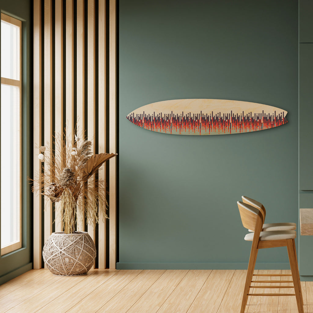 CHROMA CONTOURS Surfboard Decorative Panel