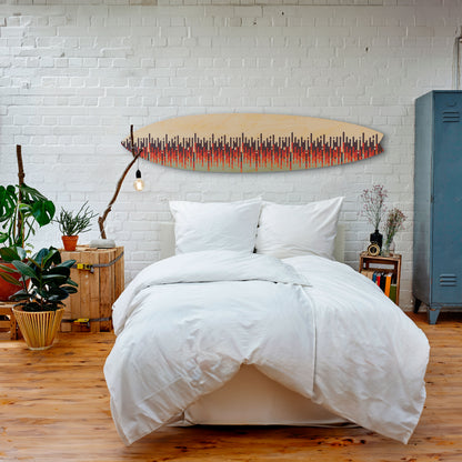 CHROMA CONTOURS Surfboard Decorative Panel