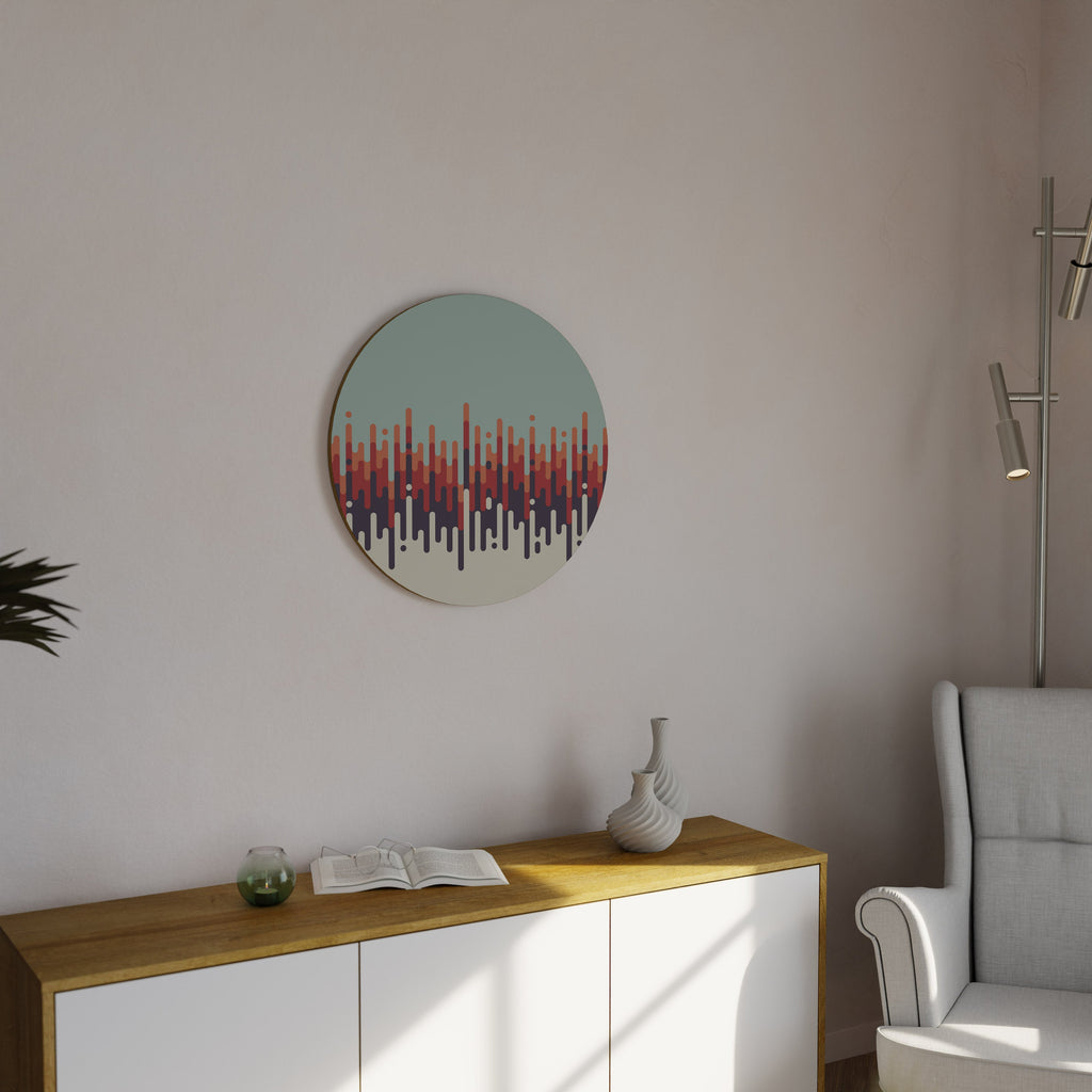 Décoration murale ronde CHROMA CONTOURS