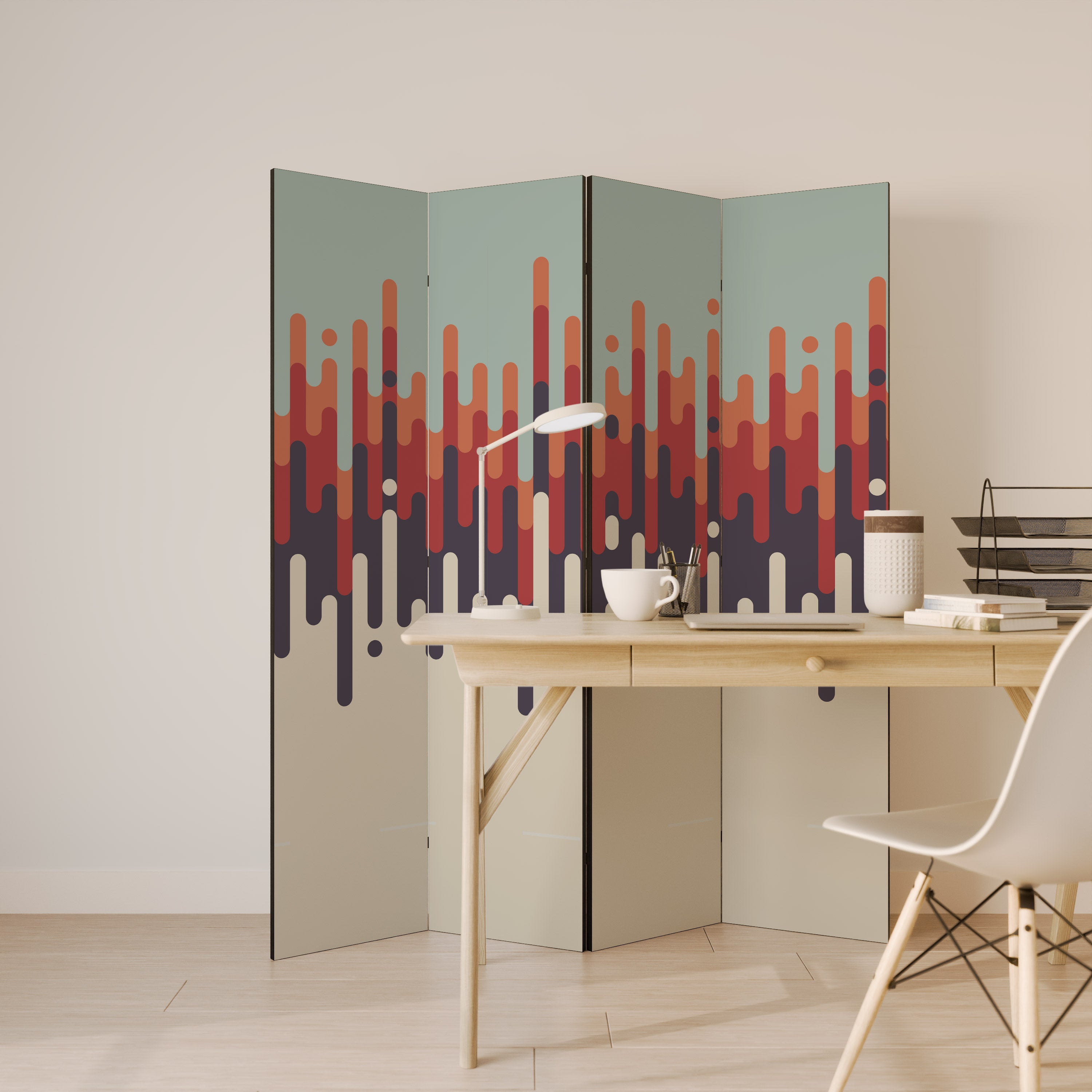 CHROMA CONTOURS 4-Panel Room Divider