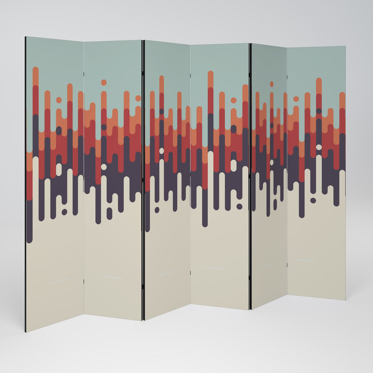 CHROMA CONTOURS 6-Panel Room Divider