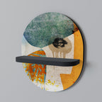 ABSTRACT FACES Art Shelf