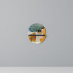 ABSTRACT FACES Art Shelf