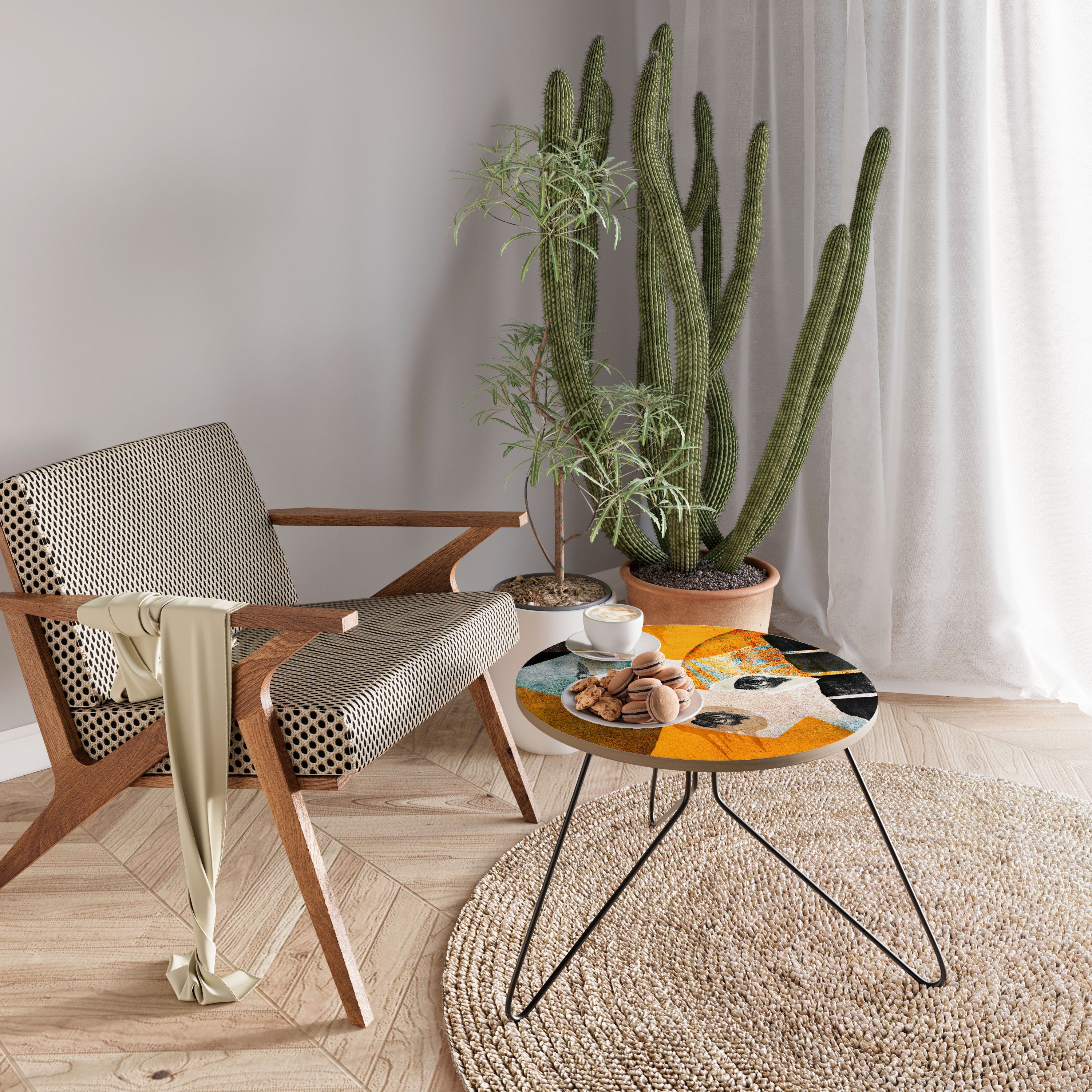 Table basse ABSTRACT FACES 60