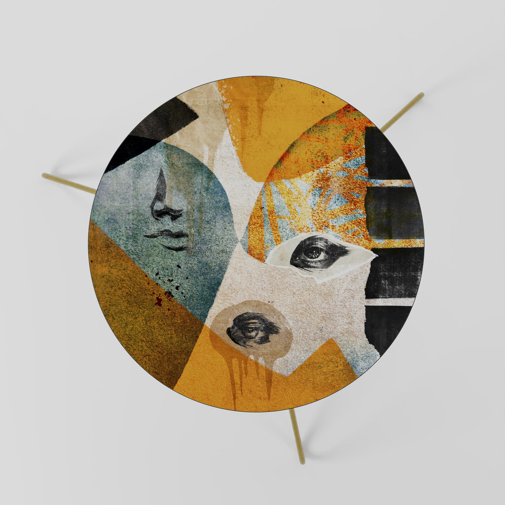 Table basse ABSTRACT FACES 60