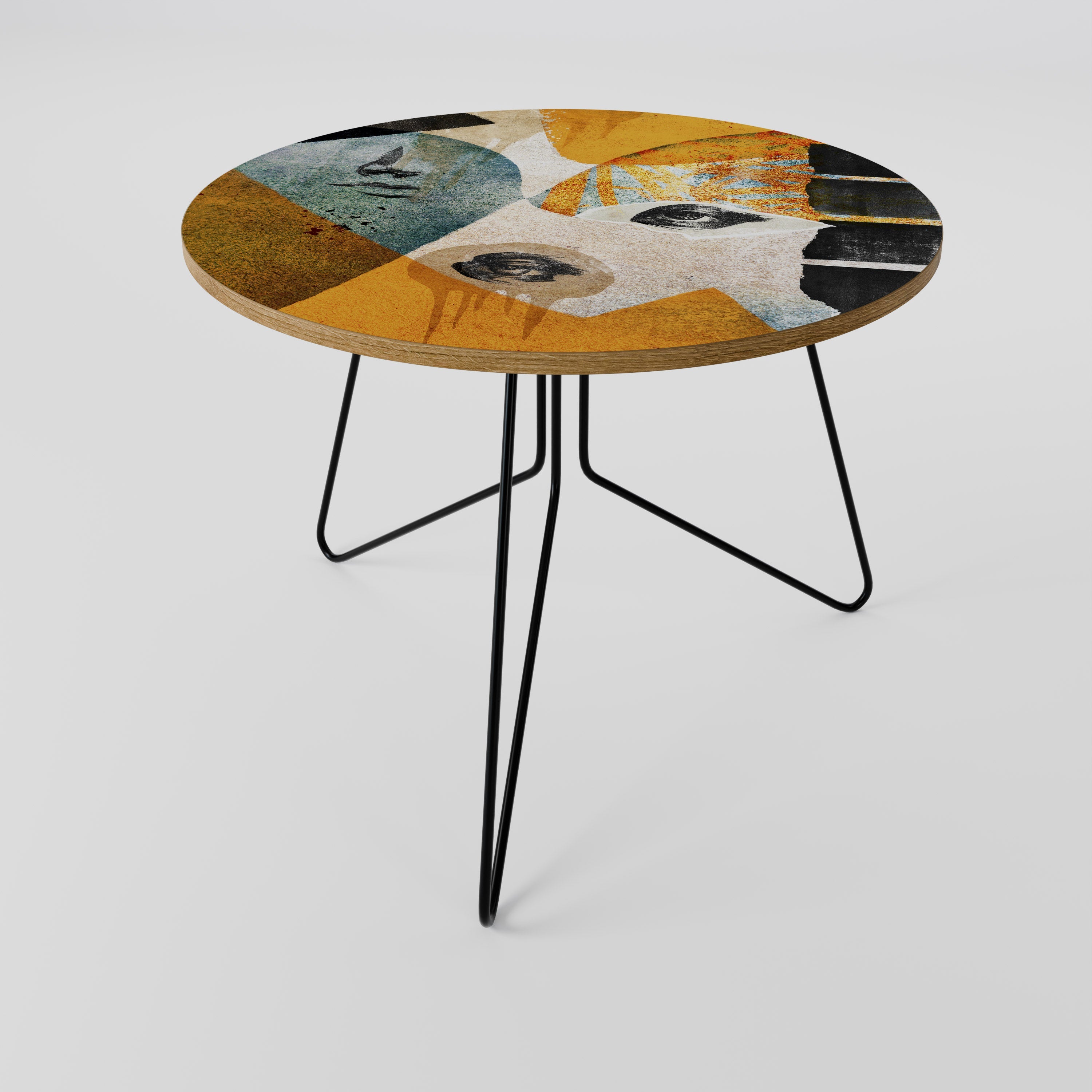 Table basse ABSTRAITE FACES 69