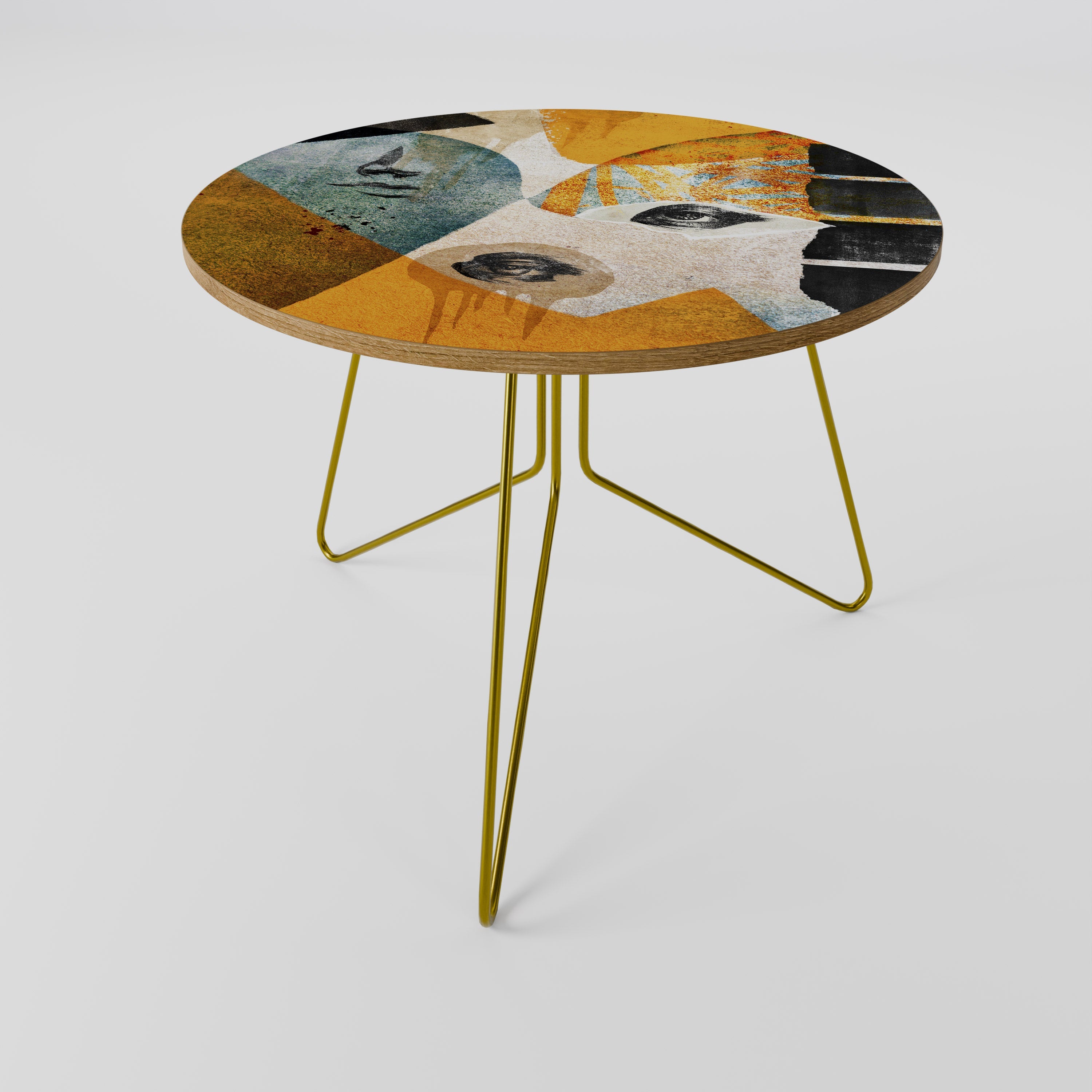 Table basse ABSTRAITE FACES 69