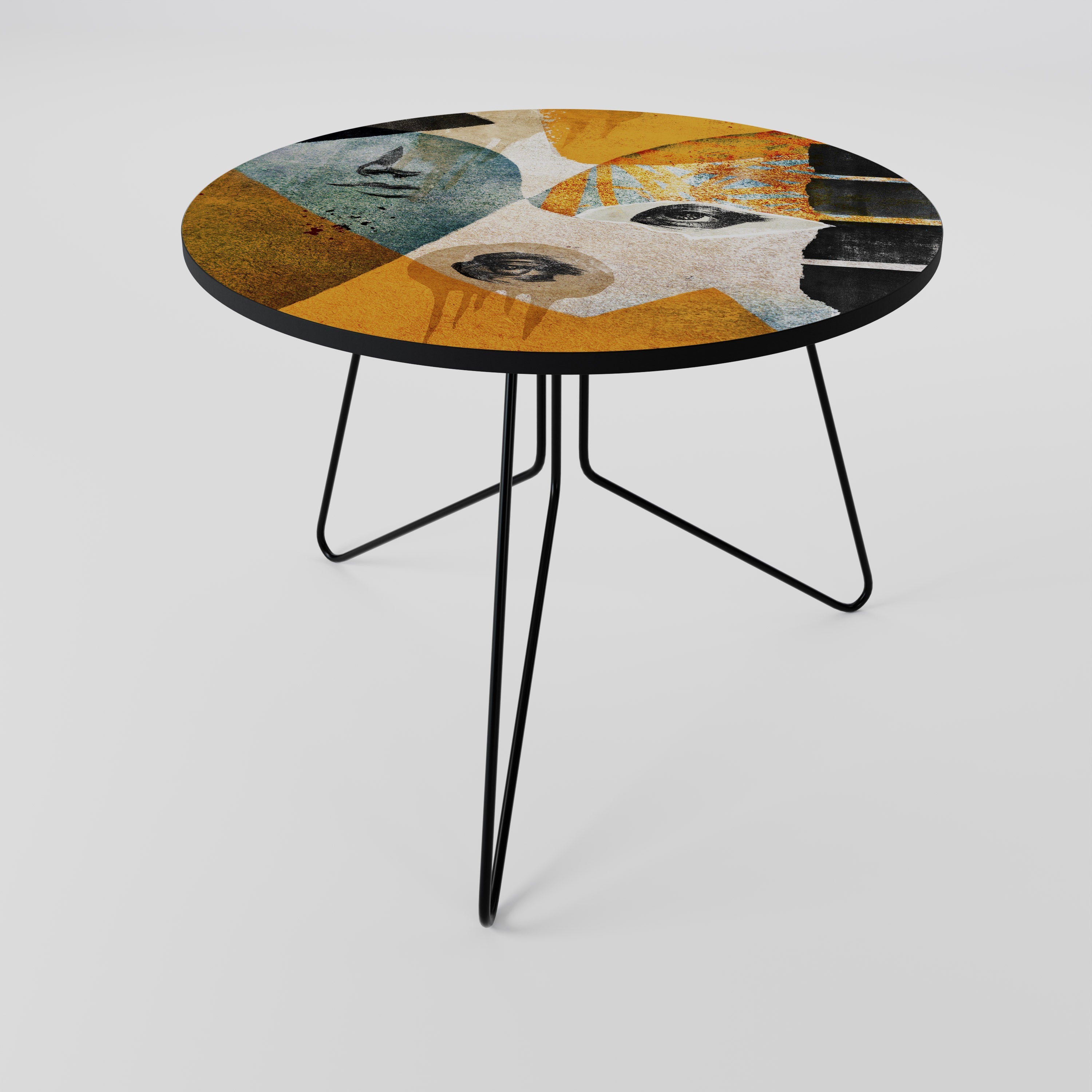 Table basse ABSTRAITE FACES 69