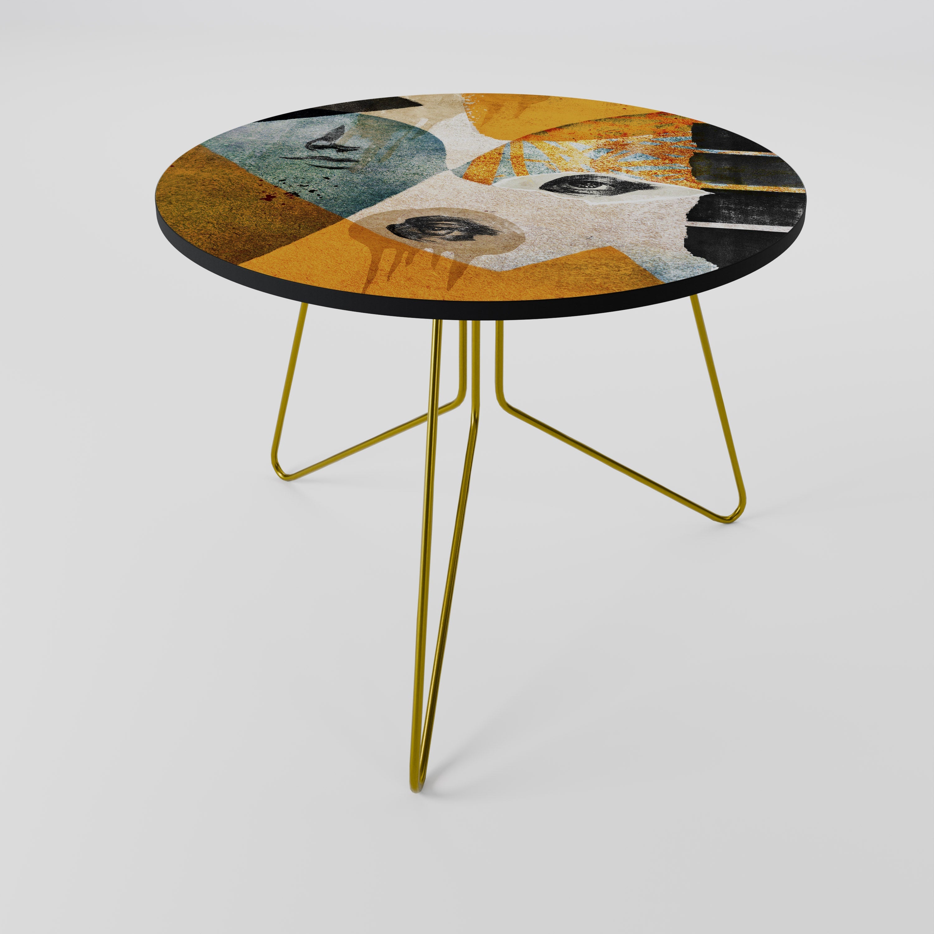 Table basse ABSTRAITE FACES 69